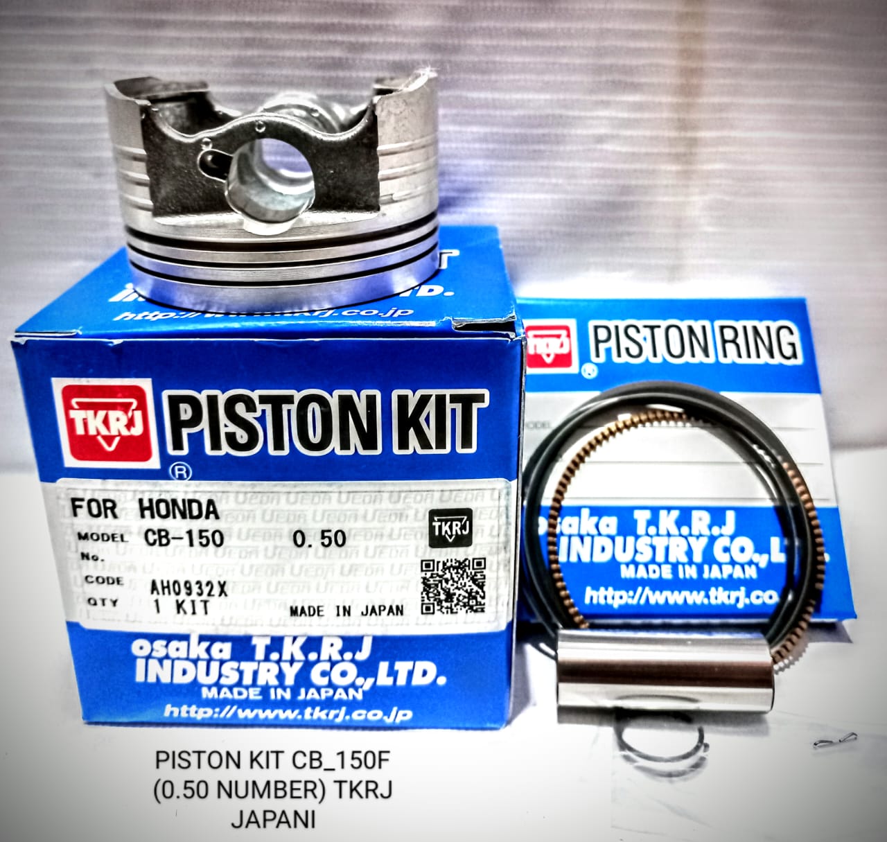 Piston Kit 0 50 Honda CB 150 F Piston Ring Set CB150F 0 50 TKRJ