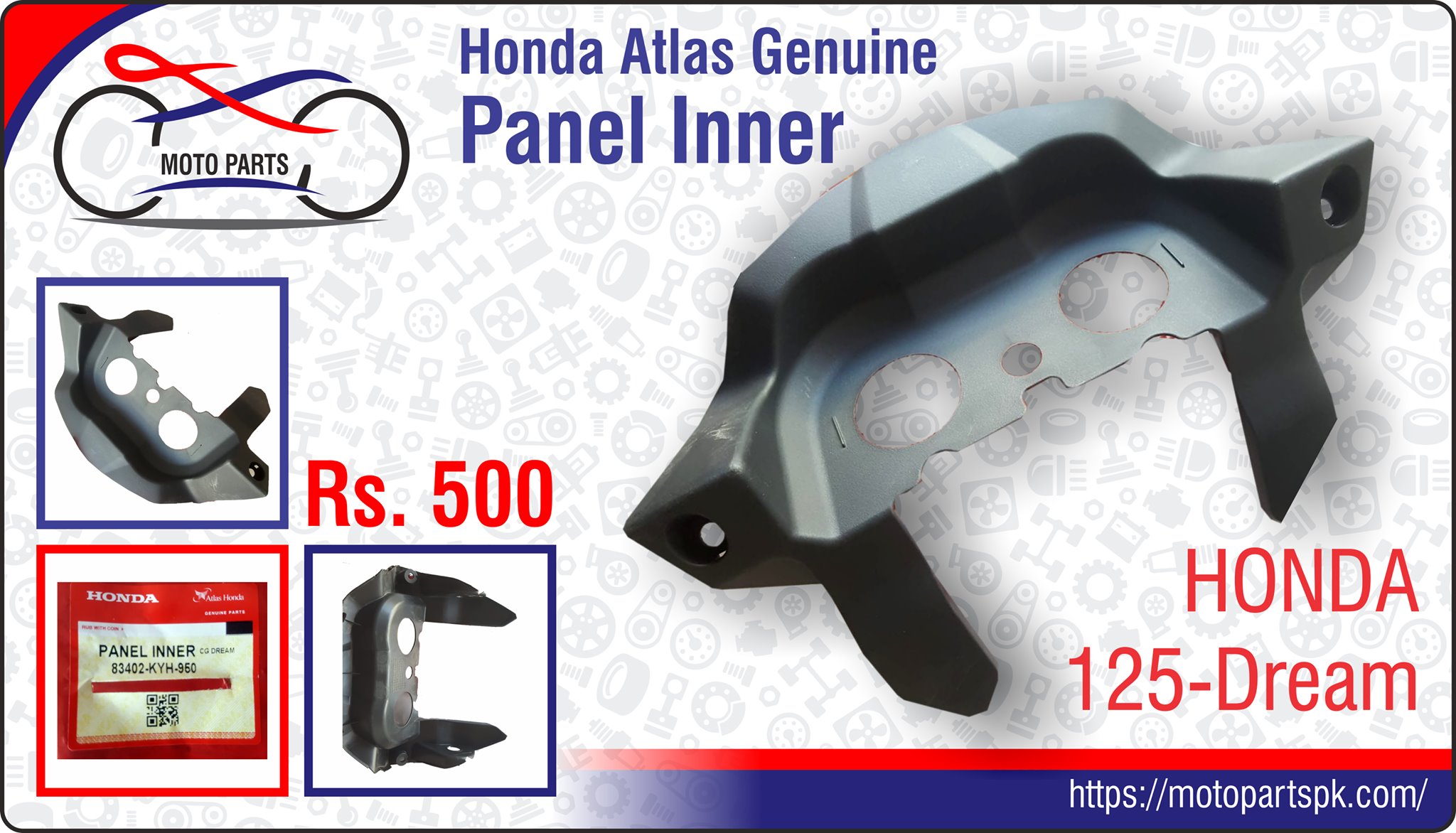 Panel Inner Honda CG-125 Dream