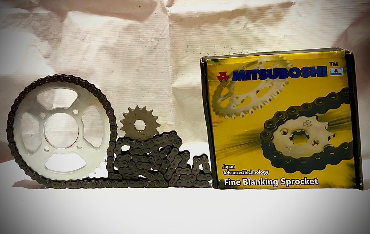 CHAIN SPROCKET KIT SUZUKI GS-150-F (MITSUBISHI THAILAND) - MOTOPARTS ...