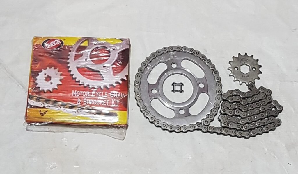CHAIN SPROCKET KIT CG 125/125 DREAM (ISH MADE)/GRARI KIT COMPLETE CG ...