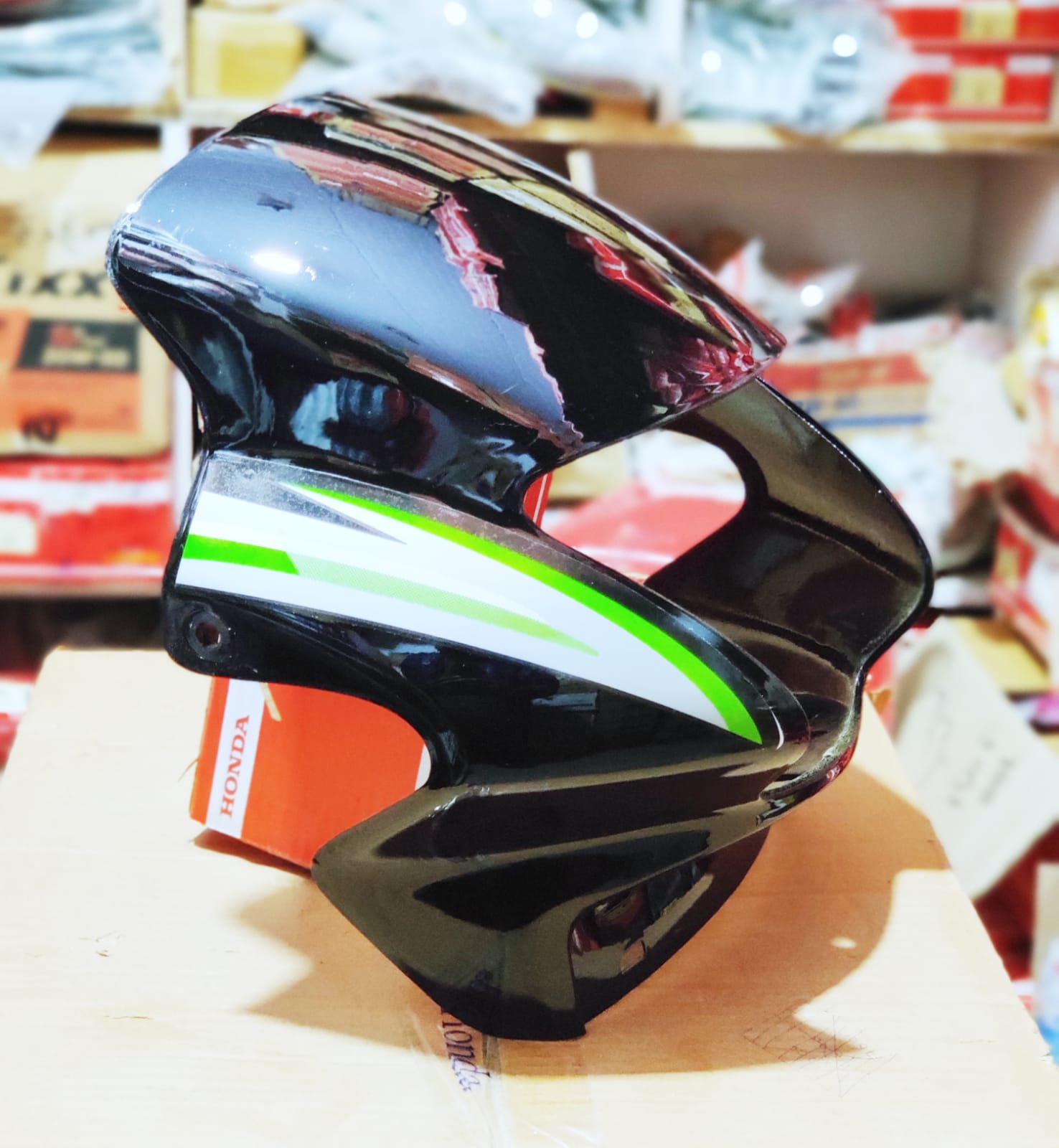 Passion pro headlight visor black price hot sale